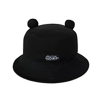 Black Gloomy Bear Face Bucket Hat