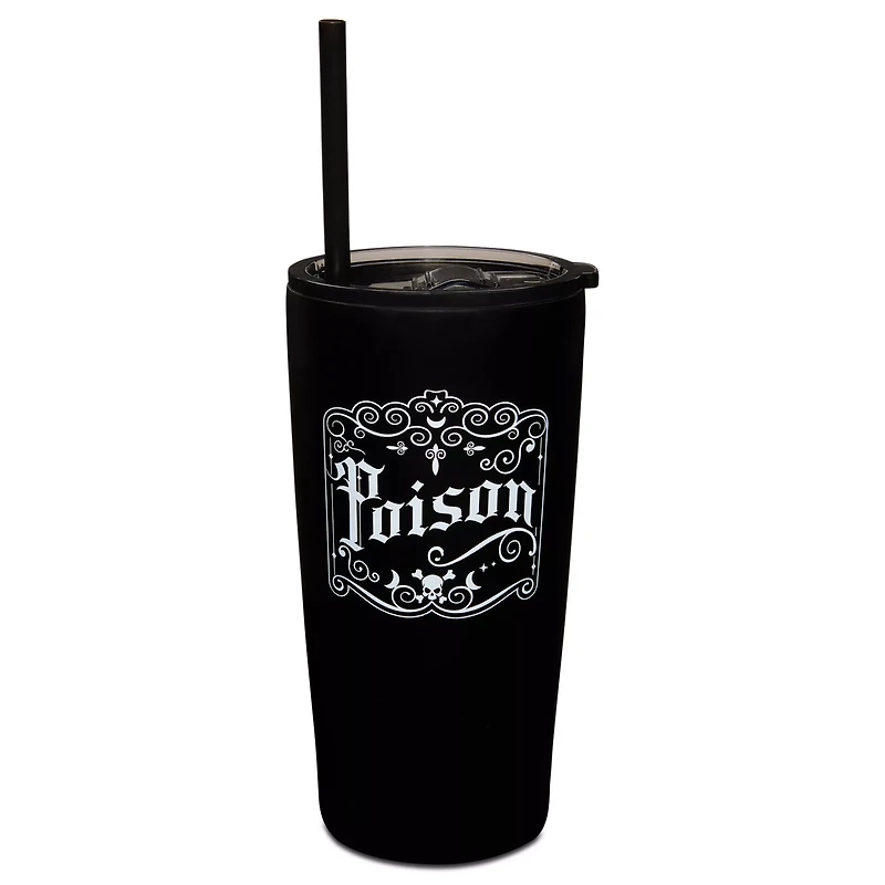 Poison Travel Tumblerg with Straw 20 oz.