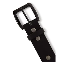 Black Cross Studded Belt