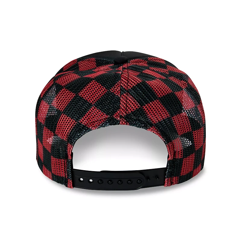 Gengar Black and Red Checkered Trucker Hat - Pokémon