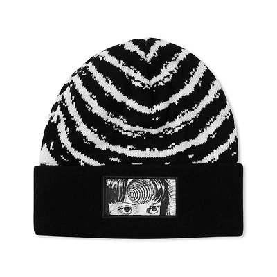 Spiral Head Watchman Cuff Beanie Hat - Junji Ito