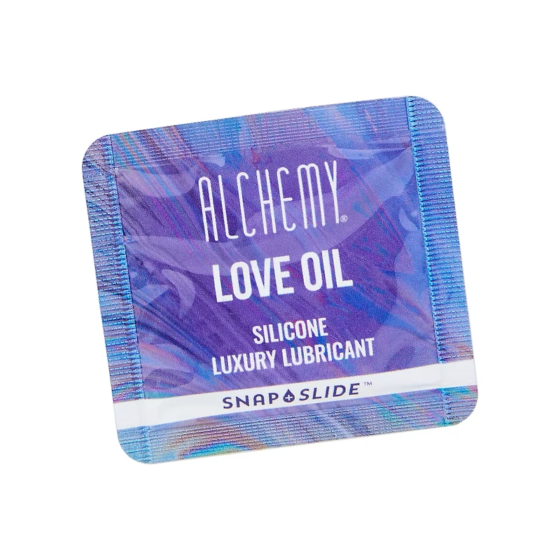 Multi-Pack Love Oil Silicone Luxury  Lubricant Packets - 16 Pack