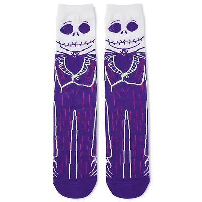 360 Glow in the Dark Jack Skellington Crew Socks - The Nightmare Before Christmas