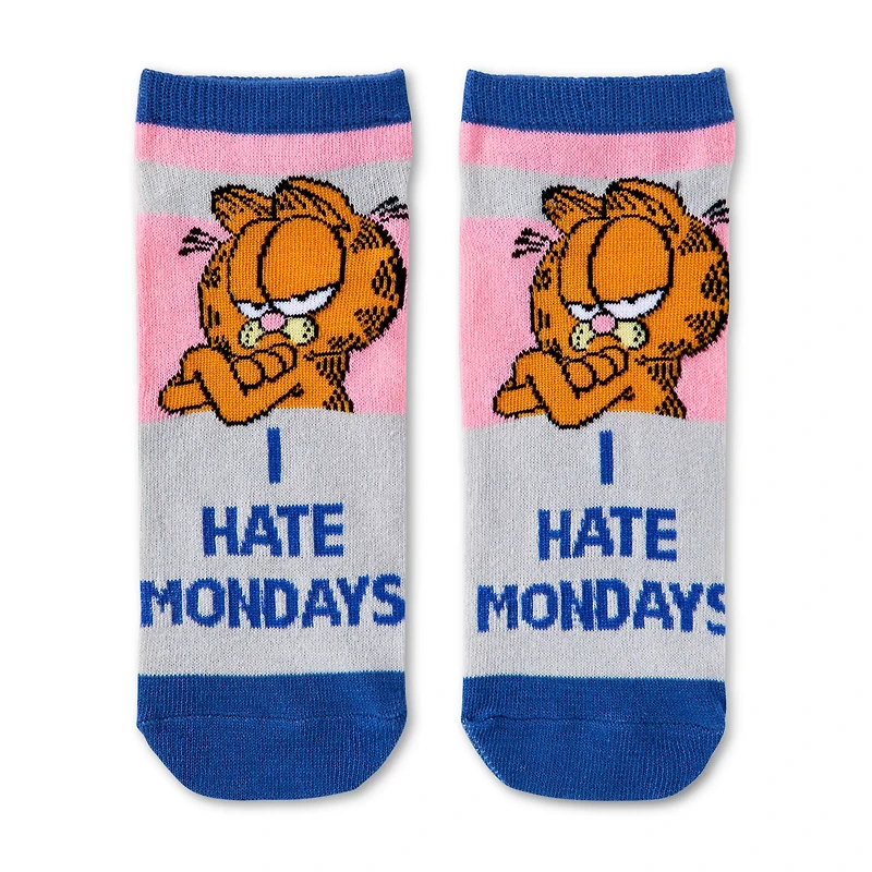 Multi-Pack Garfield Ankle Socks - 5 Pair