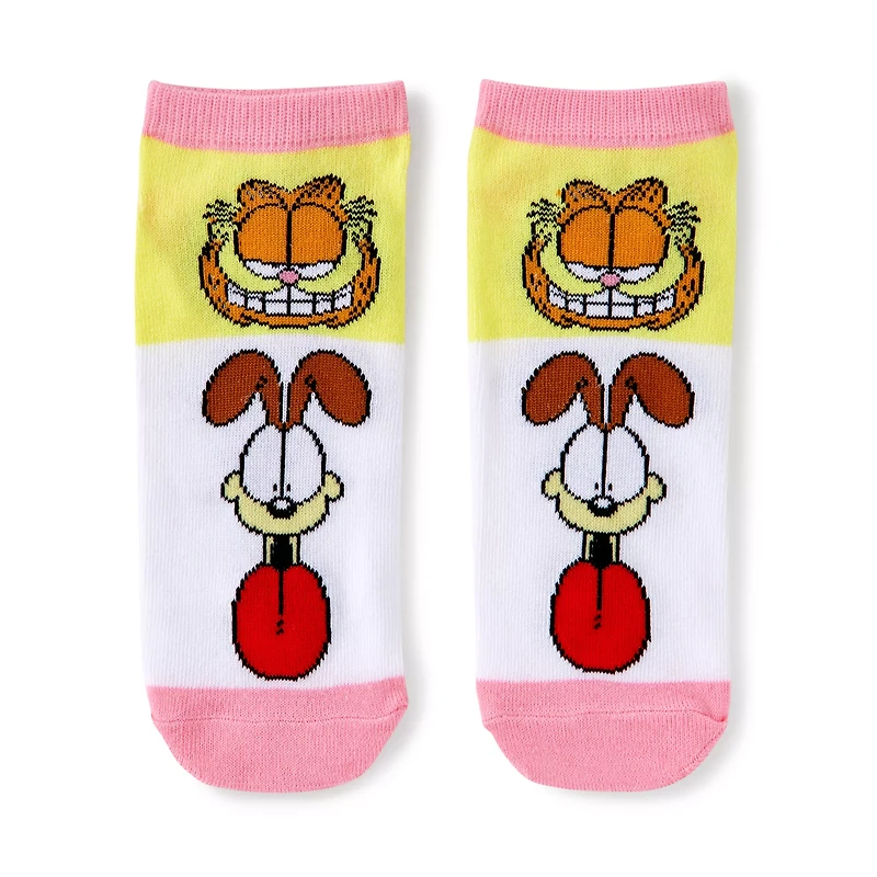 Multi-Pack Garfield Ankle Socks - 5 Pair
