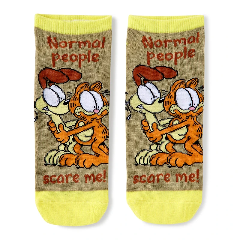 Multi-Pack Garfield Ankle Socks - 5 Pair