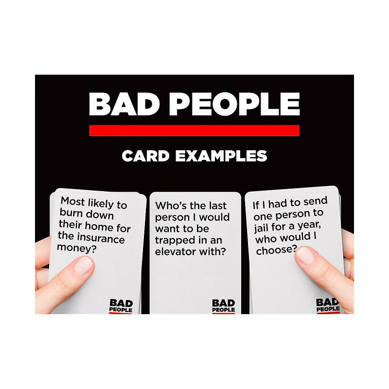 Bad People After Dark Card Game