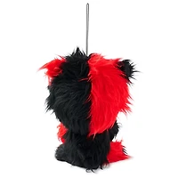 Gloomy Bear Black and Red Long Fur Plush