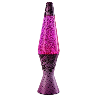 17 Inch Tickled Pink Glitter Lava Lamp