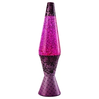 17 Inch Tickled Pink Glitter Lava Lamp