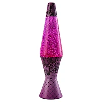 17 Inch Tickled Pink Glitter Lava Lamp