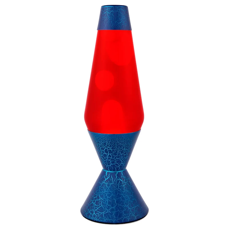 16.3 Inch Crackle Cobalt Lava Lamp
