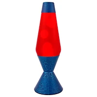 16.3 Inch Crackle Cobalt Lava Lamp