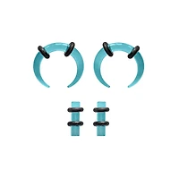 Multi-Pack Glow the Dark Teal Pinchers and Plugs - 2 Pair