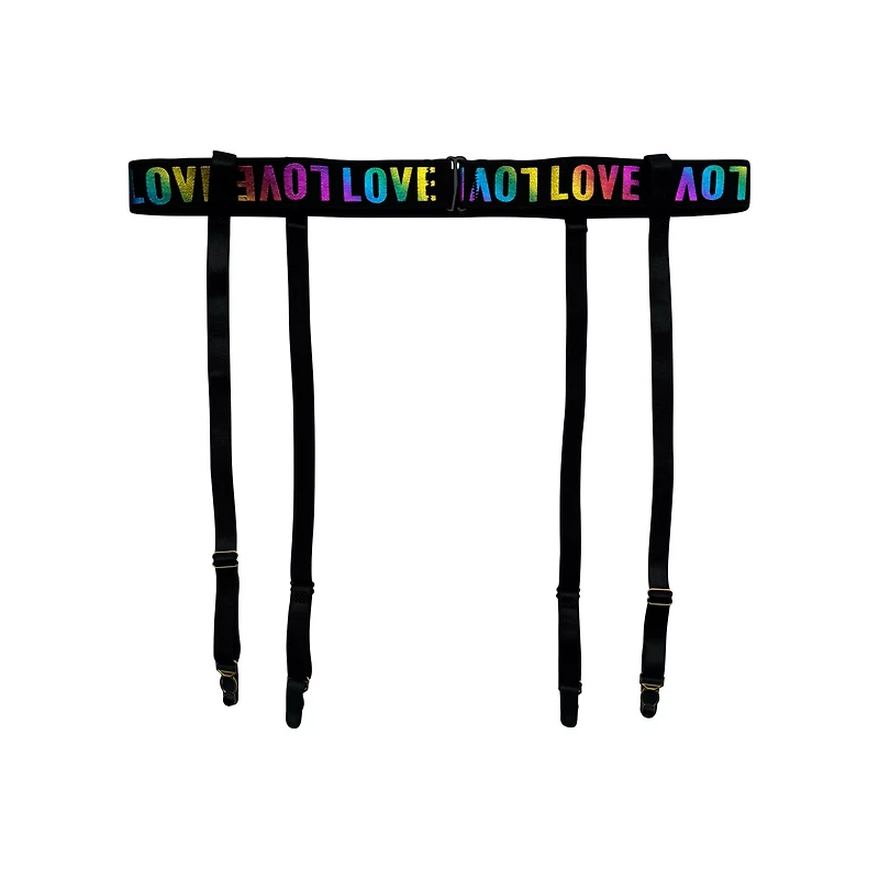 Rainbow Love Pride Garters