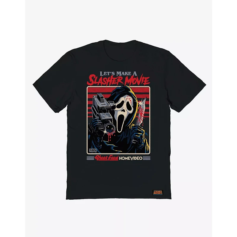 Ghost Face Let's Make a Slasher Movie T Shirt - Steven Rhodes