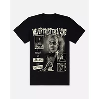 Never Trust the Living T Shirt - Beetlejuice