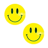 Yellow Smiley Face Nipple Pasties