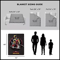 Deadpool and Wolverine Fleece Blanket - Marvel