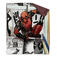 Deadpool Comic Fleece Blanket