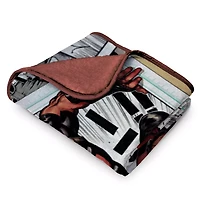Deadpool Comic Fleece Blanket