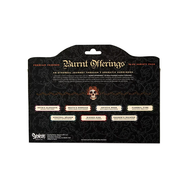 Burnt Offerings Incense Variety Pack - 70 Count