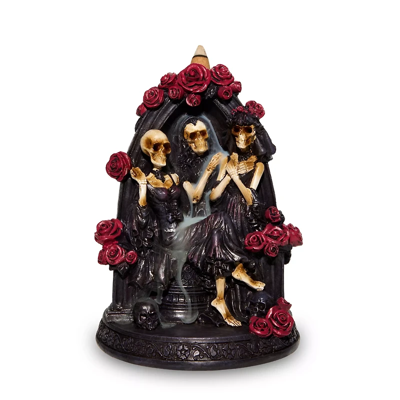 Gothic Rose Temptress Backflow Incense Burner