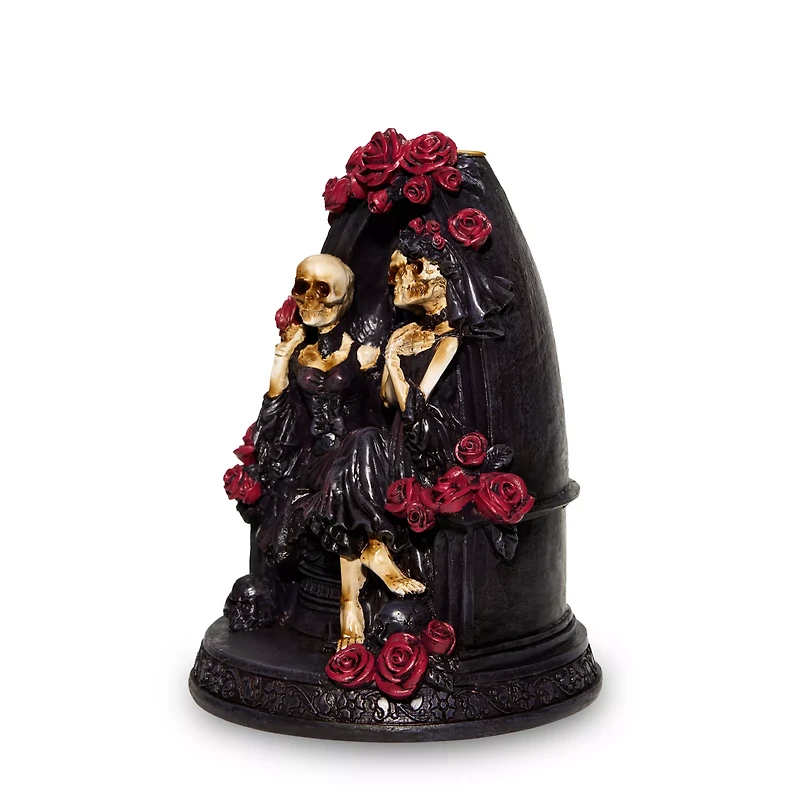 Gothic Rose Temptress Backflow Incense Burner