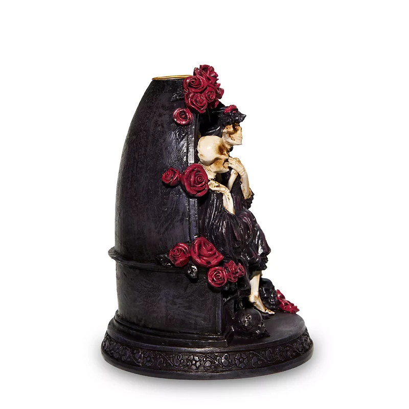 Gothic Rose Temptress Backflow Incense Burner