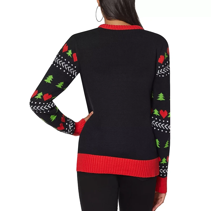 Light-Up This Bitch Loves Christmas Ugly Sweater