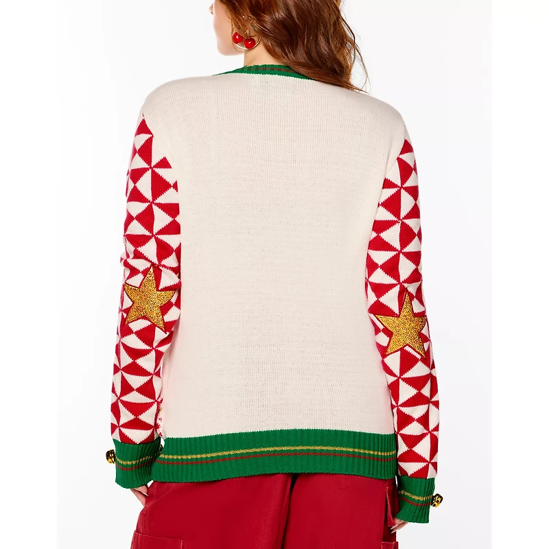 Light-Up Santa Certified Freak Christmas Sweater