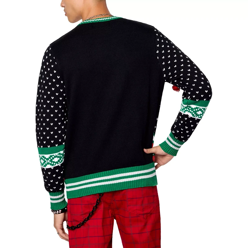 Light-Up Santa Came Twice Christmas Sweater - Danny Duncan