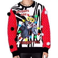 Light-Up Art the Clown Holidays are Terrifying Christmas Sweater - Terrifier