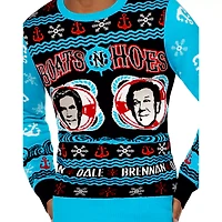 Light-Up Boats 'N Hoes Ugly Christmas Sweater - Step Brothers