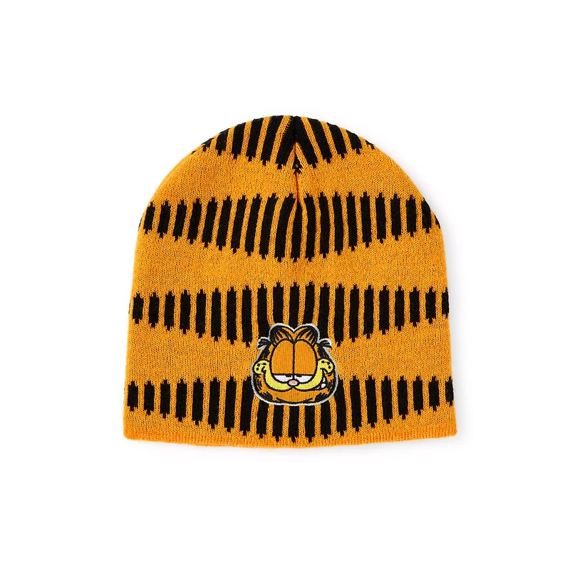 Garfield Striped Orange Beanie Hat