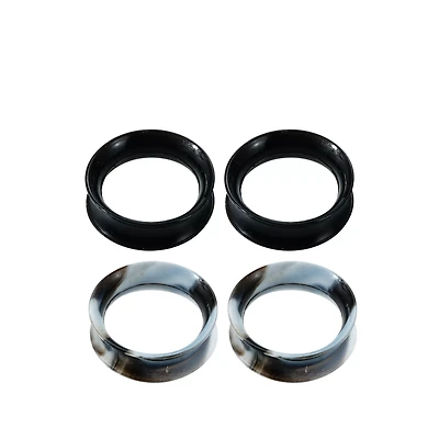Multi-Pack Black and White Tunnels - 2 Pair