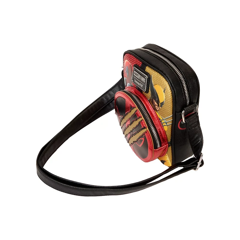Loungefly Deadpool & Wolverine Crossbody Bag
