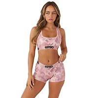 Playboy PSD Bunny Pink Camouflage Sports Bra