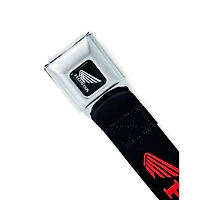Buckle-Down Black and Red Honda Moto Seatbelt Belt