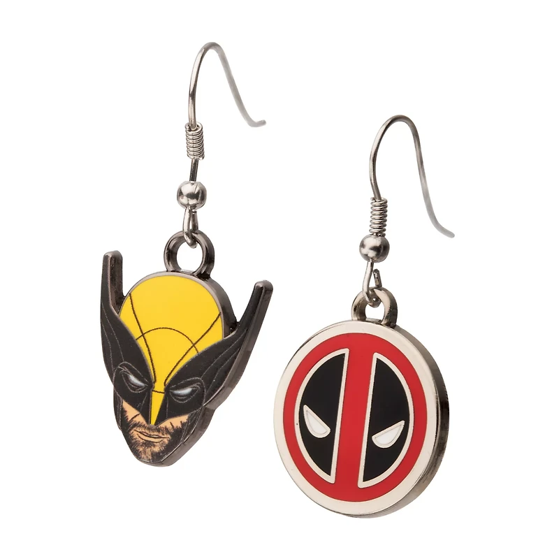 Deadpool and Wolverine Dangle Earrings - Marvel