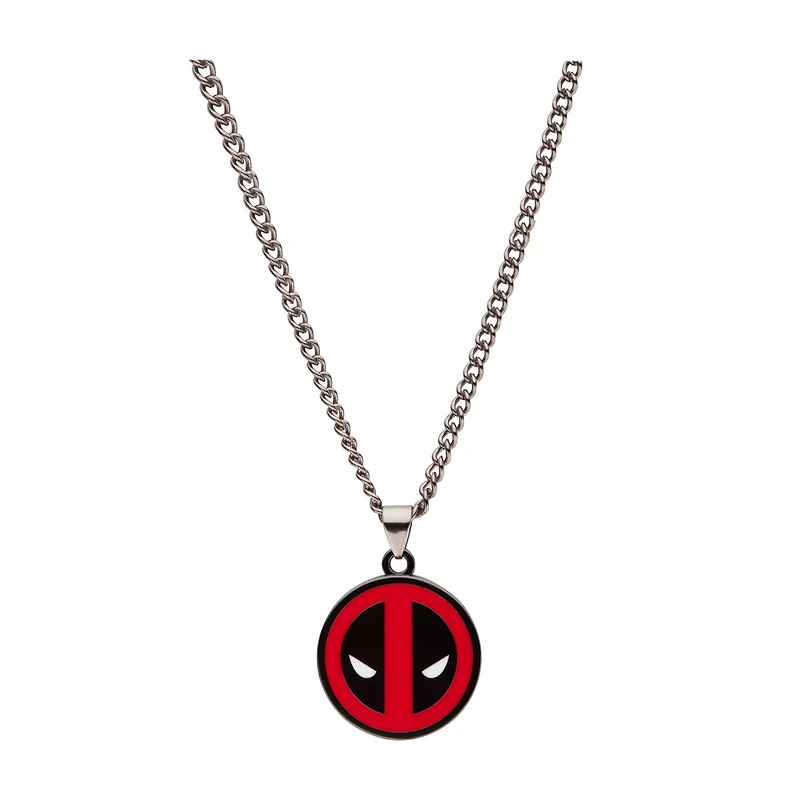 Deadpool Mask Pendant Chain Necklace