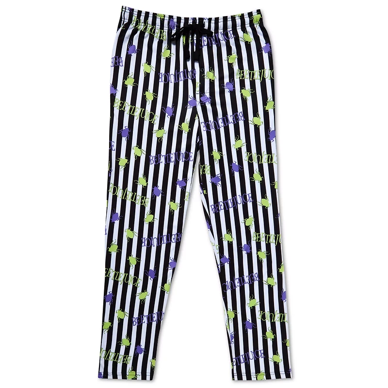 Striped Beetlejuice Lounge Pants