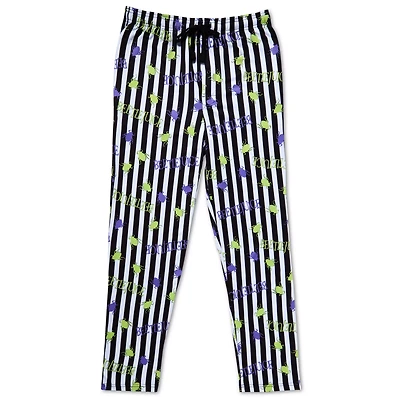 Striped Beetlejuice Lounge Pants