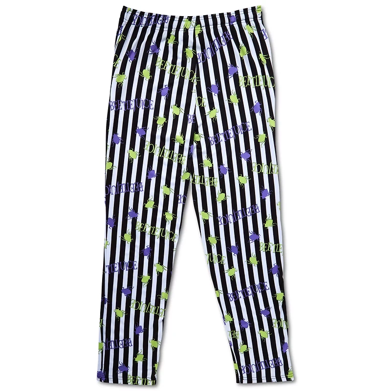 Striped Beetlejuice Lounge Pants