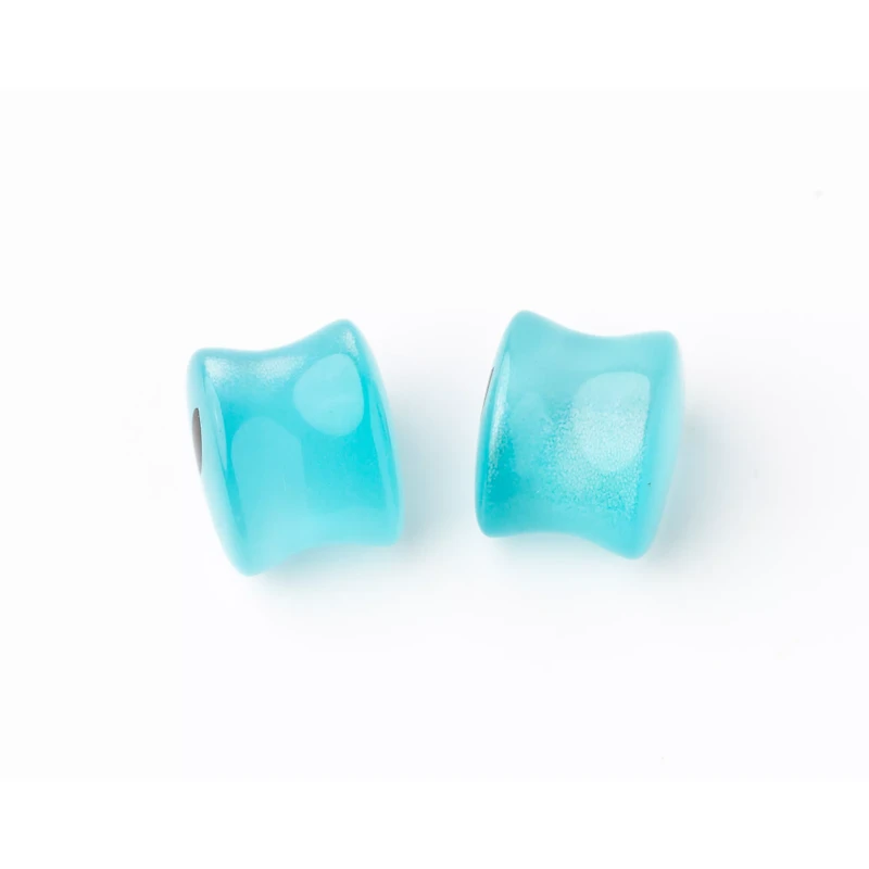 Aquamarine Alien Stone Plugs