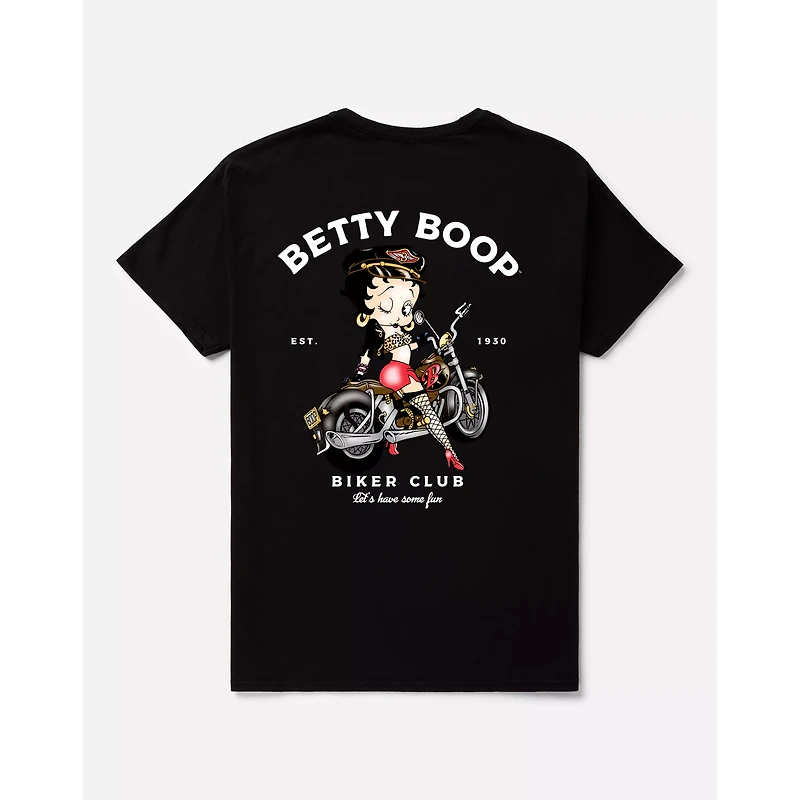 Betty Boop Biker Club Baby T Shirt