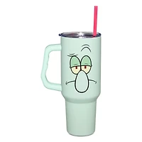 SpongeBob SquarePants Squidward Face Cup with Straw - 40 oz.