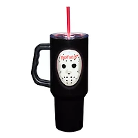 Jason Voorhees Mask Travel Tumbler - 40 oz. - Friday the 13th