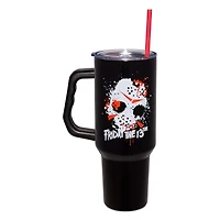 Friday the 13th Jason Splatter Mask Cup with Straw - 40 oz.
