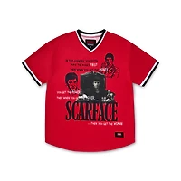 Red Scarface Soccer Jersey